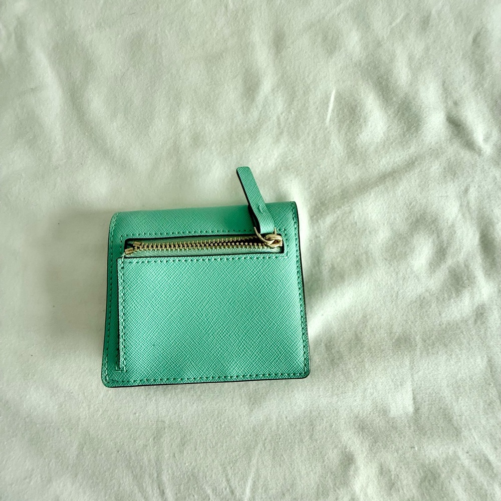 Kate Spade Aqua Small Bifold Wallet - Picture 2 of 4